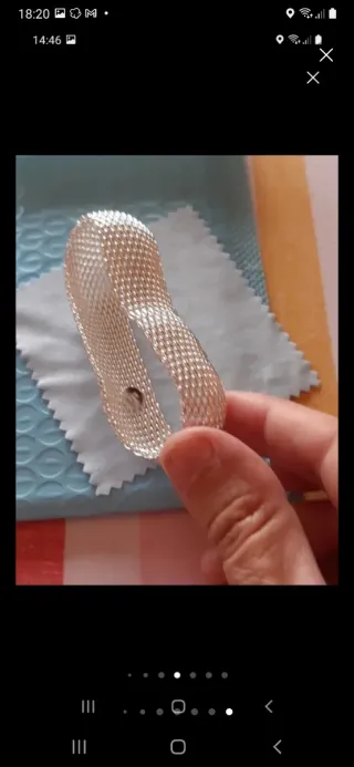 Pulsera Plata 925 Malla Semirrígida