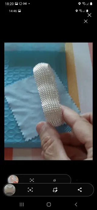 Pulsera Plata 925 Malla Semirrígida