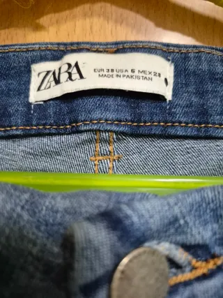 Vaqueros rectos Zara azul