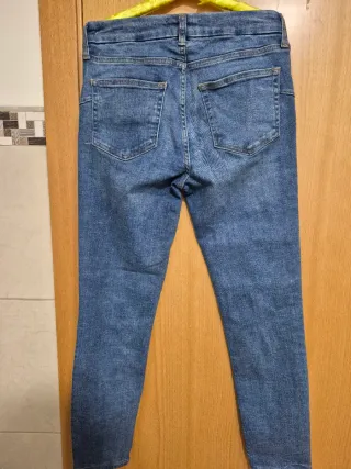 Vaqueros rectos Zara azul