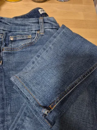 Vaqueros rectos Zara azul