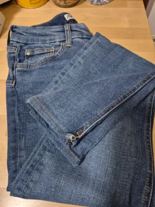 Vaqueros rectos Zara azul