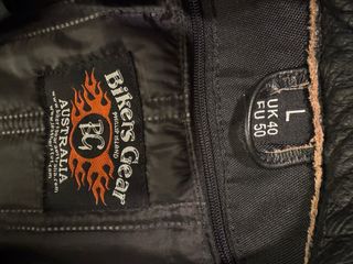 Chaqueta de cuero moto Talla L