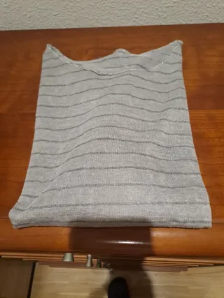 Camiseta mujer manga corta Cotton gris