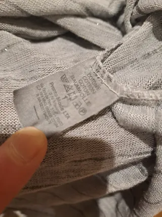 Camiseta mujer manga corta Cotton gris