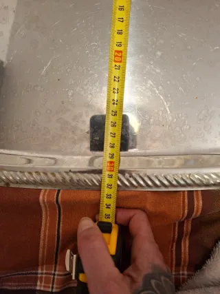 Bandeja plateada vintage. Metal.