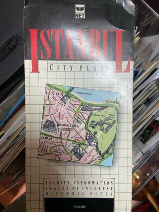 Mapa Estambul años 80