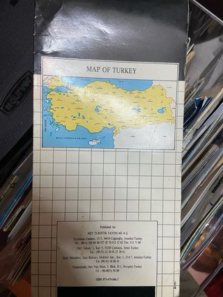 Mapa Estambul años 80