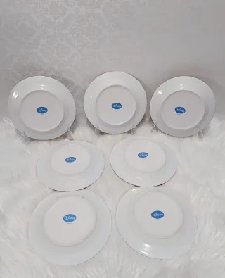 Set Completo di Piatti dei Sette Nani Disney.