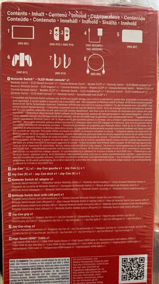 Nintendo Switch OLED + 2 Juegos (Sin Abrir)