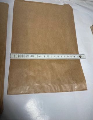 50 sobres de papel kraft 29x6x20 cm