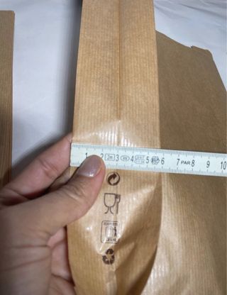 50 sobres de papel kraft 29x6x20 cm