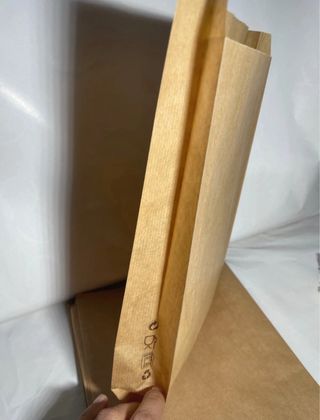 50 sobres de papel kraft 29x6x20 cm