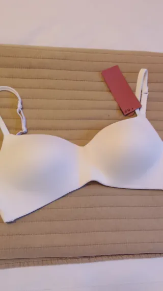 Sujetador algodón blanco H&M 75D