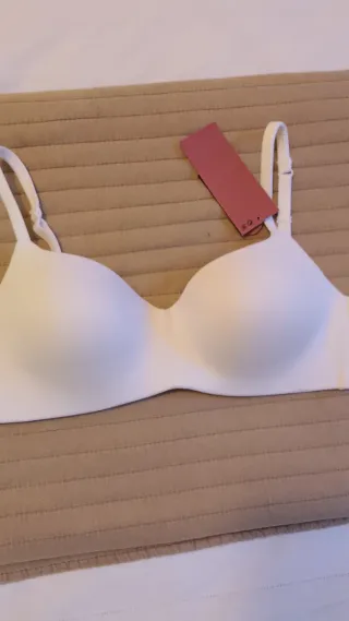 Sujetador algodón blanco H&M 75D