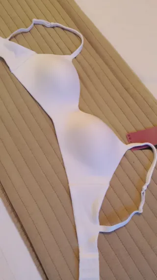 Sujetador algodón blanco H&M 75D