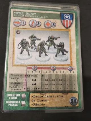 Carta Dust Tactics Hell Boys