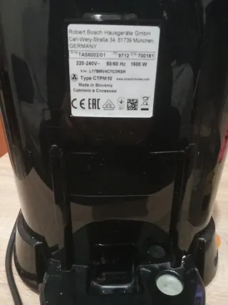 Cafetera Bosch Tassimo Negra