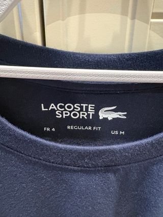 Maglietta Lacoste tennis sport Taglia M Blu