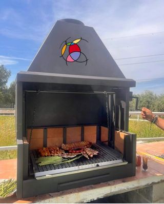 Barbacoa Parrilla Exterior Metal