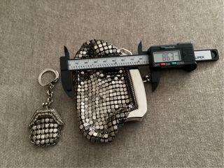 Monedero de Malla Vintage Plateado