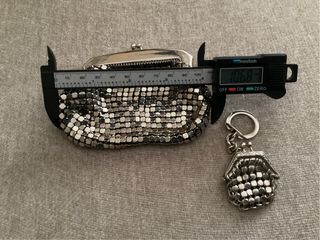 Monedero de Malla Vintage Plateado