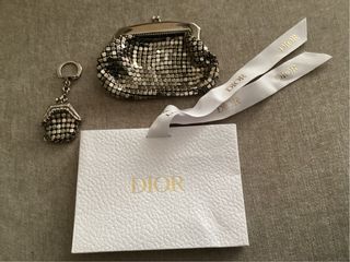 Monedero de Malla Vintage Plateado