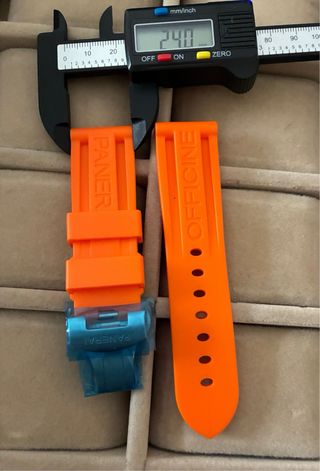 Cinturino per orologio Panerai con chiusura deployante