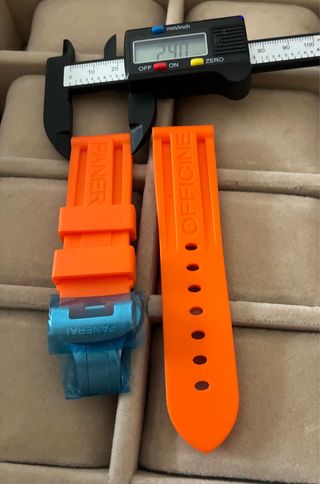 Cinturino per orologio Panerai con chiusura deployante