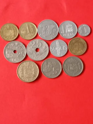 Lote monedas España