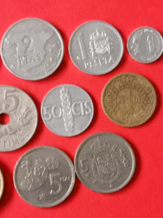 Lote monedas España