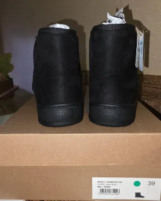 BOTAS MUSTANG MUJER NEGRAS