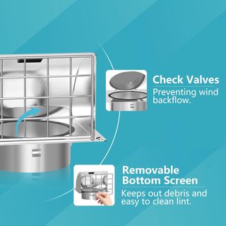 Rejilla Ventilación Acero Inoxidable 150mm