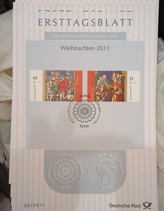 Lote Sellos ETB 2011 Completo +tabla de contenidos