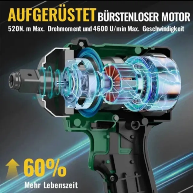 Llave de Impacto 520Nm.