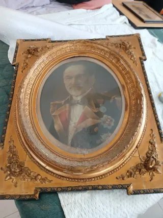 Retrato militar antiguo