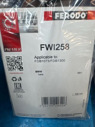 Pastillas de Freno Ferodo BMW Serie 3