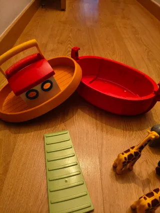 Barco animales Playmobil 123