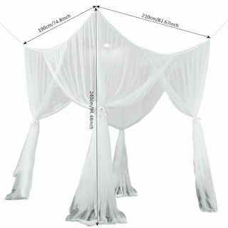 Mosquitera con Dosel de Cuatro Esquinas