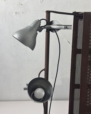 Coppia faretti vintage con pinza Seminara