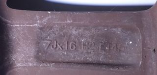 Volkswagen 7jx16h2et45 llanta passat 2.0 324688