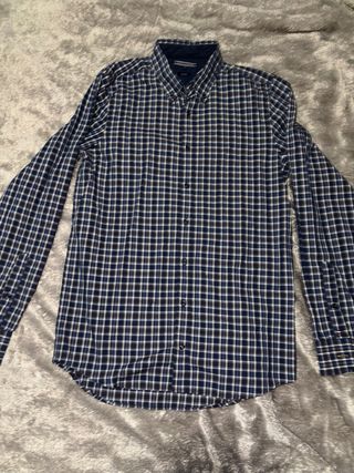 Camisa Tommy Hilfiger cuadros azul M