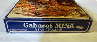 Antipastiera vintage in vetro “Cabaret Mina”