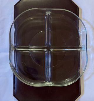 Antipastiera vintage in vetro “Cabaret Mina”