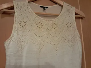 Vestido Massimo Dutti Blanco Talla S