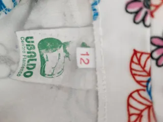 Traje de gitana niña volantes. Talla 12 años.