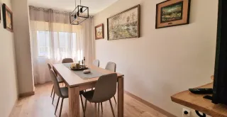 Mesa comedor LINTRUP roble extensible