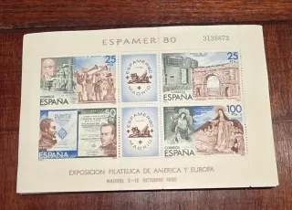 Lote 44 Sellos ESPAMER 80 Madrid