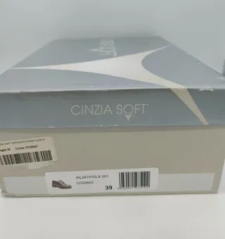 Scarpe donna vera pelle marrone n.39