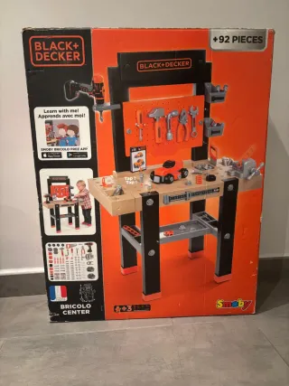 Banco de herramientas Smoby Black+Decker +92 pieza